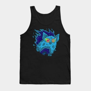 Slimy Ghost Fauxby in Blue Tank Top